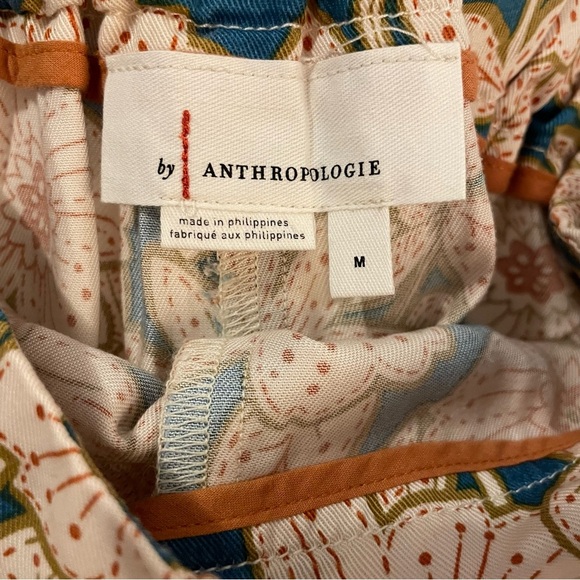 Anthropologie Georgine Skirted Floral High Waist Shorts - Picture 6 of 8